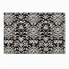 Gothic Leaf Pattern 4 Postcards 5  X 7  (pkg Of 10) by violetheavensky