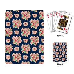 Retro 1880s Flowers Pattern 7 Playing Cards Single Design (rectangle) by violetheavensky