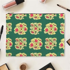 Retro 1880s Flowers Pattern 6 Cosmetic Bag (xl) by violetheavensky