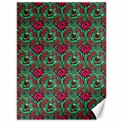 Retro 1880s Flowers Pattern 3 Canvas 36  X 48  by violetheavensky