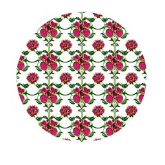 Retro 1880s Flowers Pattern 2 Mini Round Pill Box (pack Of 5) by violetheavensky