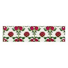 Retro 1880s Flowers Pattern 2 Banner And Sign 4  X 1  by violetheavensky