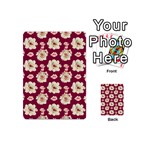 Retro 1880s Flowers Pattern Playing Cards 54 Designs (Mini) Back
