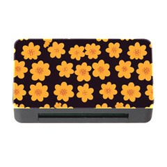 Retro 40s 50s Flowers Pattern Halloween 4 Memory Card Reader With Cf by violetheavensky