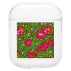 Mid Century Retro Floral 1970s 1960s Pattern 88 Soft Tpu Airpods 1/2 Case by violetheavensky