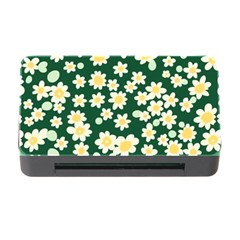Mid Century Retro Floral 1970s 1960s Pattern 93 Memory Card Reader With Cf by violetheavensky