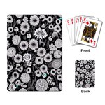 Mid Century Retro Floral 1970s 1960s Pattern 87 Mid Century Retro Floral 1970s 1960s Pattern 86 Playing Cards Single Design (Rectangle) Back
