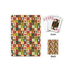 Template Christmas Pattern Playing Cards Single Design (mini) by Proyonanggan