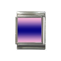 Cotton Candy Pink To Navy Blue Bilinear Gradient Italian Charm (13mm) by GradientsOmbre