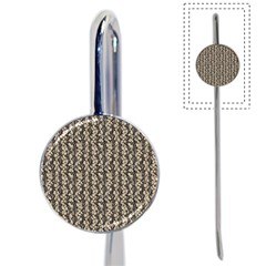 Beige Snake Pattern Book Mark by DinkovaArt
