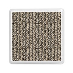 Beige Snake Pattern Memory Card Reader (square) by DinkovaArt