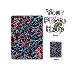 Leaves Nature Pattern Patterns Colorful Playing Cards 54 Designs (Mini) Front - DiamondQ