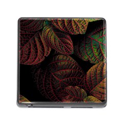 Leaves Plant Contrast Carved Nature Memory Card Reader (square 5 Slot) by Tsamara