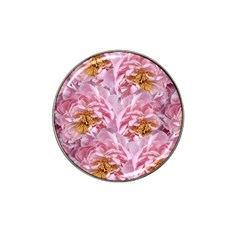Peonies Nature Bloom Blossom Pink Hat Clip Ball Marker (4 Pack) by Tsamara