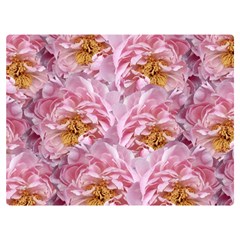 Peonies Nature Bloom Blossom Pink Two Sides Premium Plush Fleece Blanket (baby Size) by Tsamara
