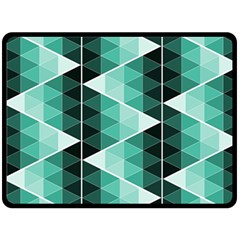 Triangles Pyramid Geometric Pattern 56  X 80  Fleece Blanket (large) by Sabxi