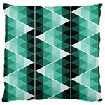 Triangles Pyramid Geometric Pattern 16  Baby Flannel Cushion Case (Two Sides) Back