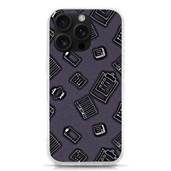 Background Wallpaper Pattern Notes Iphone 16 Pro Tpu Uv Print Case by Sabxi