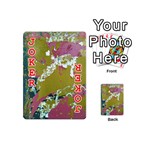 Colorwoven Abstract Print Playing Cards 54 Designs (Mini) Front - Joker2