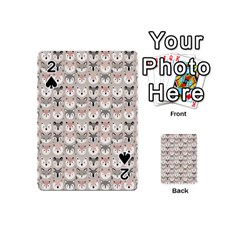 Cute Animals Playing Cards 54 Designs (mini) by DinkovaArt