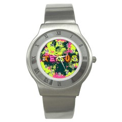 Neon Jesus 8375771 Stainless Steel Watch by Jabberwonkers
