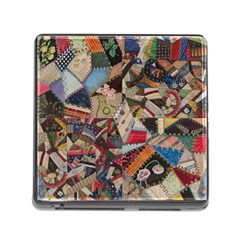 Background Embroidery Pattern Stitches Abstract Memory Card Reader (square 5 Slot) by Ket1n9