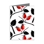 Rose Hip Pattern Branches Autumn Mini Greeting Cards (Pkg of 8) Right