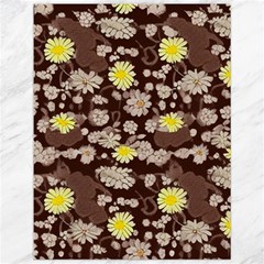 Mid Century Retro Floral 1970s 1960s Pattern 84 Canvas 12  X 16  by violetheavensky