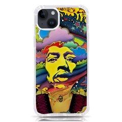 Psychedelic Rock Jimi Hendri Iphone 14 Plus Tpu Uv Print Case by Tsamara