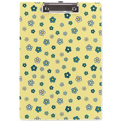 Flowers Bloom Blossom Petals Flora A4 Acrylic Clipboard by Tsamara