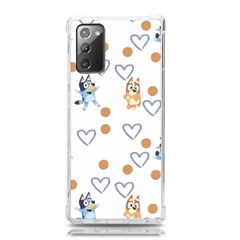 Bluey, Bluey Merch, Bluey Pattern, Bluey Bluey, Bingo, Bluey Design, Bluey Dog Samsung Galaxy Note 20 Tpu Uv Case by avitendut