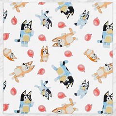 Bluey, Bluey Merch, Bluey Pattern, Bluey Bluey, Bingo, Bluey Design, Bluey Dog Canvas 16  X 16  by avitendut