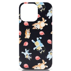 Bluey, Bluey Merch, Bluey Pattern, Bluey Bluey, Bingo, Bluey Design, Bluey Dog Iphone 14 Pro Max Black Uv Print Pc Hardshell Case by avitendut