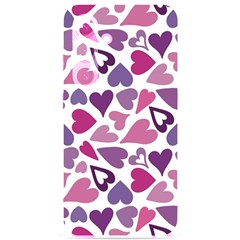 Heart Pattern Repetition Background Samsung Galaxy S24 6 2 Inch Black Tpu Uv Case by Tsamara