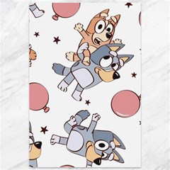 Bluey, Bluey Merch, Bluey Pattern, Bluey Bluey, Bingo, Bluey Design, Bluey Dog Canvas 12  X 18  by avitendut