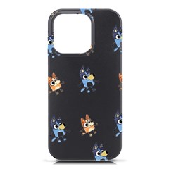 Bluey, Bluey Merch, Bluey Pattern, Bluey Bluey, Bingo, Bluey Design, Bluey Dog Iphone 16 Pro Black Uv Print Pc Hardshell Case by avitendut