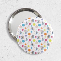 Bluey, Bluey Merch, Bluey Pattern, Bluey Bluey, Bingo, Bluey Design, Bluey Dog 2 25  Handbag Mirrors by avitendut