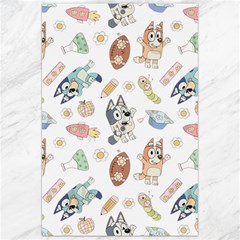 Bluey, Bluey Merch, Bluey Pattern, Bluey Bluey, Bingo, Bluey Design, Bluey Dog Canvas 24  X 36  by avitendut