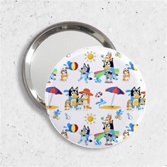 Bluey, Bluey Merch, Bluey Pattern, Bluey Bluey, Bingo, Bluey Design, Bluey Dog 2 25  Handbag Mirrors by avitendut