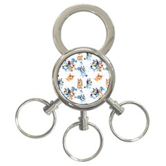 Bluey, Bluey Merch, Bluey Pattern, Bluey Bluey, Bingo, Bluey Design, Bluey Dog 3-ring Key Chain by avitendut