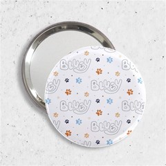 Bluey, Bluey Merch, Bluey Pattern, Bluey Bluey, Bingo, Bluey Design, Bluey Dog 2 25  Handbag Mirrors by avitendut