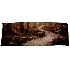 Path Trees Forest Fantasy One Side Body Pillow Cases by Anend