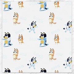 Bluey, Bluey Merch, Bluey Pattern, Bluey Bluey, Bingo, Bluey Design, Bluey Dog Canvas 12  X 12  by avitendut