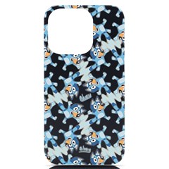 Bluey, Bluey Merch, Bluey Pattern, Bluey Bluey, Bingo, Bluey Design, Bluey Dog Iphone 14 Pro Black Uv Print Pc Hardshell Case by avitendut