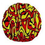 RBY 127 Large 18  Premium Flano Round Cushions Front
