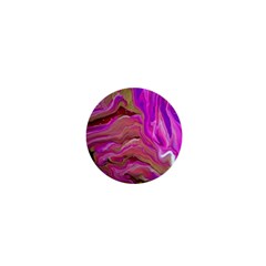 Magenta Waves 1  Mini Magnets by kaleidomarblingart