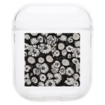 Mid Century Retro Floral 1970s 1960s Pattern 86 Soft TPU AirPods 1/2 Case Front