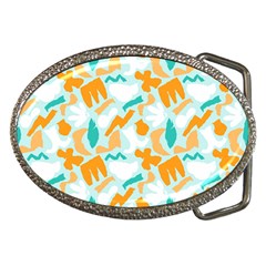 Design Pattern Seamless Tropical Belt Buckles by Tsamara
