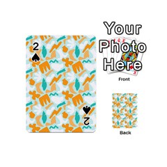 Design Pattern Seamless Tropical Playing Cards 54 Designs (mini) by Tsamara