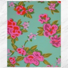 Mid Century Retro Floral 1970s 1960s Pattern 81 Canvas 11  X 14  by violetheavensky